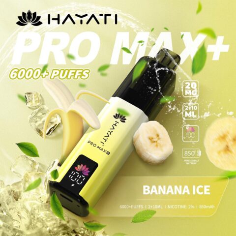 Vape jetable Hayati 6000 Puffs avec écran LED