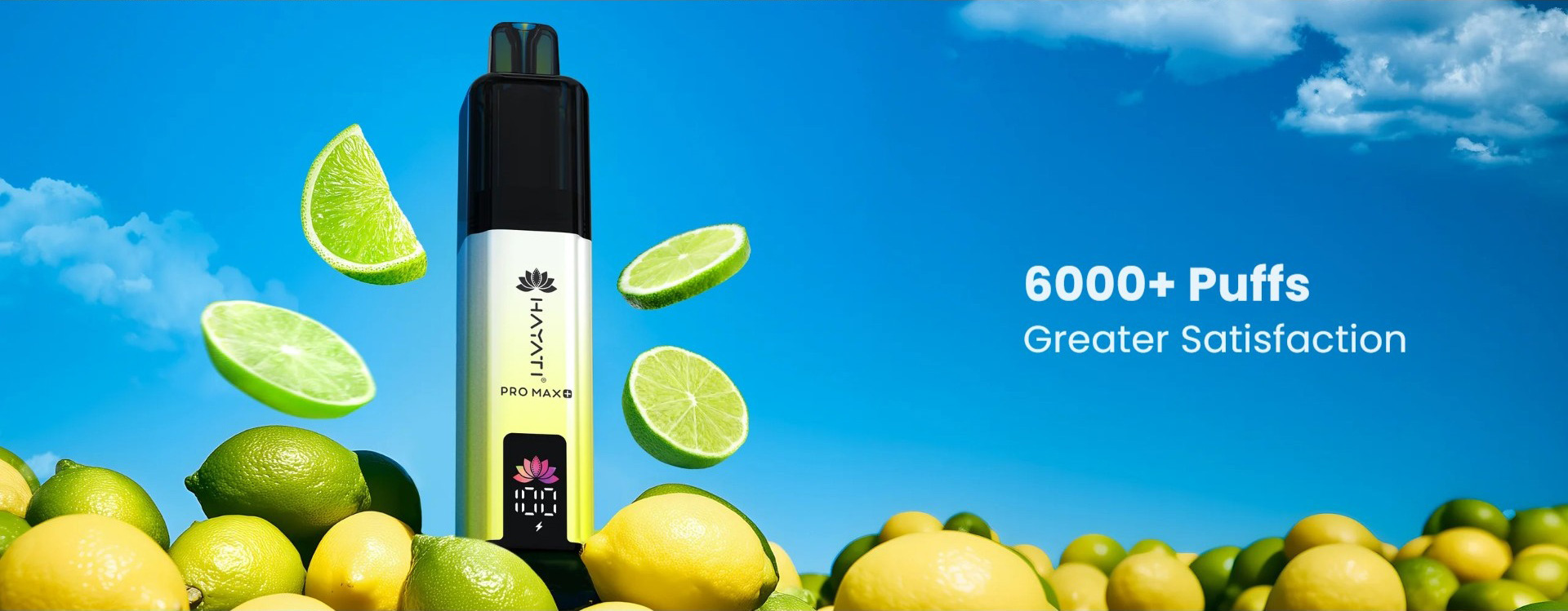 Vape jetable Hayati 6000 Puffs avec écran LED