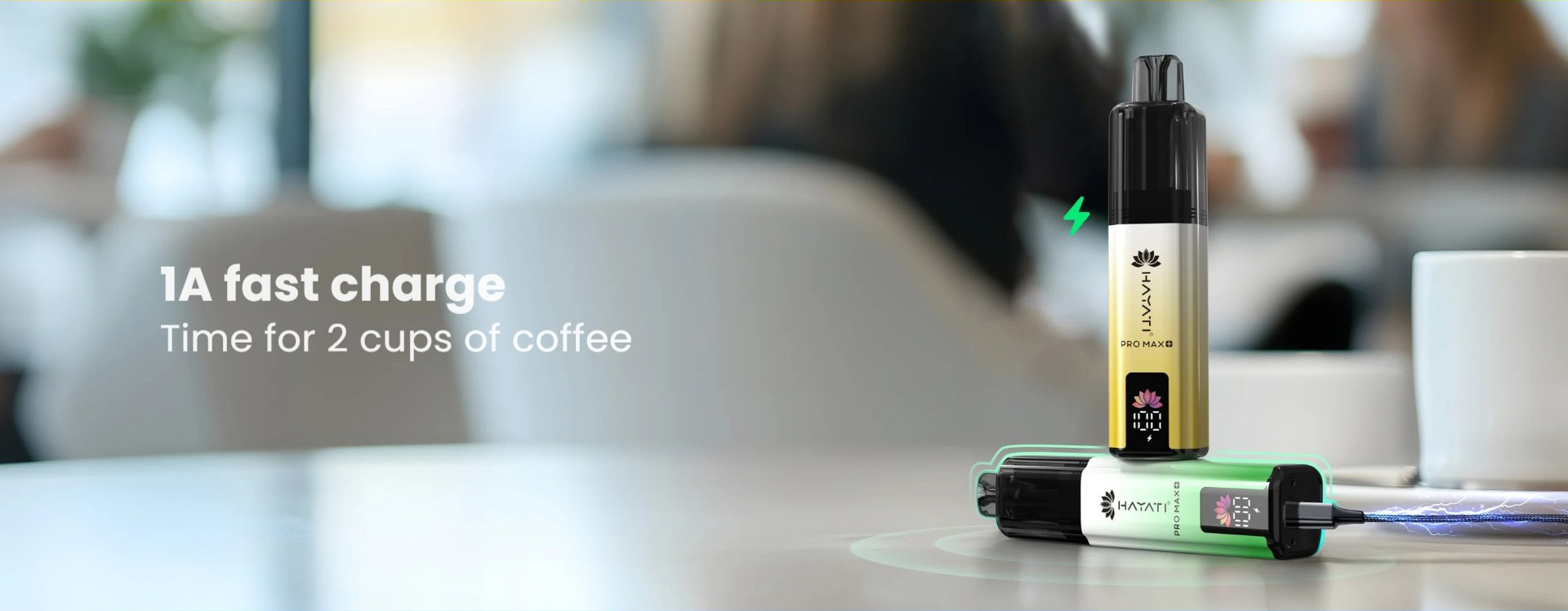 Vape jetable Hayati 6000 Puffs avec écran LED
