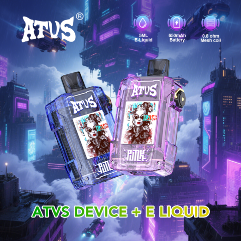 DE012 Cigarette électronique jetable Puff 7000 Taff avec débit d'air rechargeable et réglable