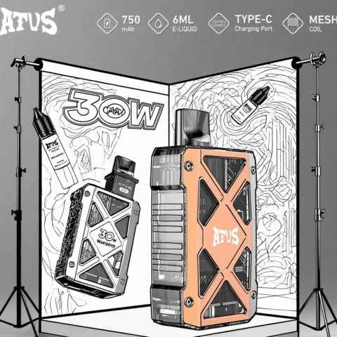 DE012 Cigarette électronique jetable Puff 7000 Taff avec débit d'air rechargeable et réglable