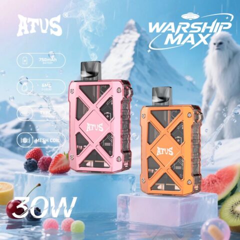 DE012MAX Cigarette électronique Jetable Puff 16000, 18000, 25000, 30000 Taff Pod Kit Puff Taff avec Meilleur prix ATVS Vape