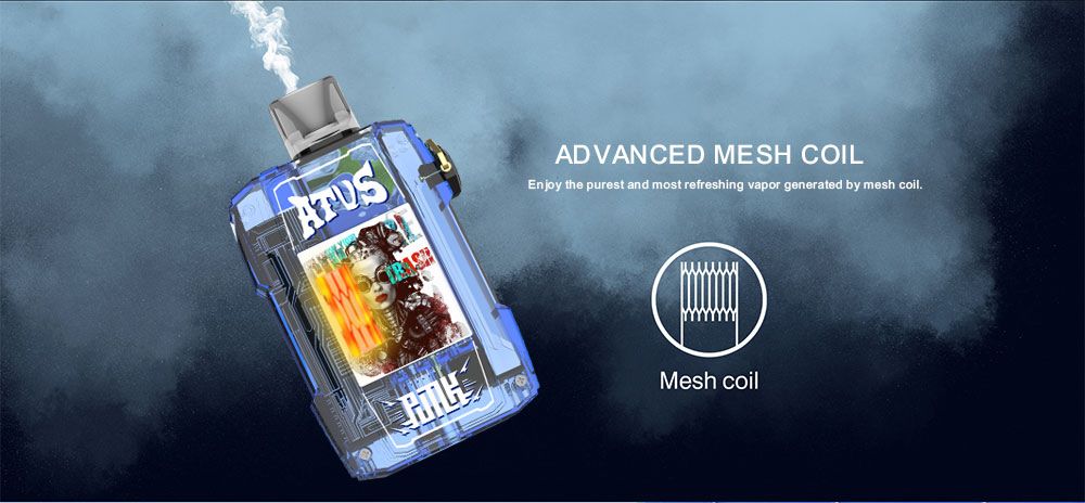 DE012 Cigarette électronique jetable Puff 7000 Taff avec débit d'air rechargeable et réglable