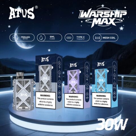 DE012MAX Cigarette électronique Jetable Puff 16000, 18000, 25000, 30000 Taff Pod Kit Puff Taff avec Meilleur prix ATVS Vape