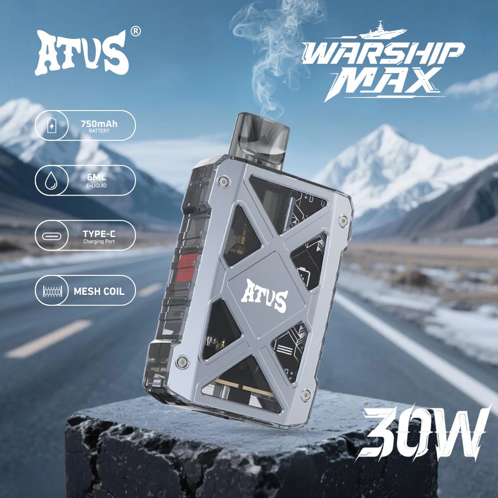 DE012MAX Cigarette électronique Jetable Puff 16000, 18000, 25000, 30000 Taff Pod Kit Puff Taff avec Meilleur prix ATVS Vape
