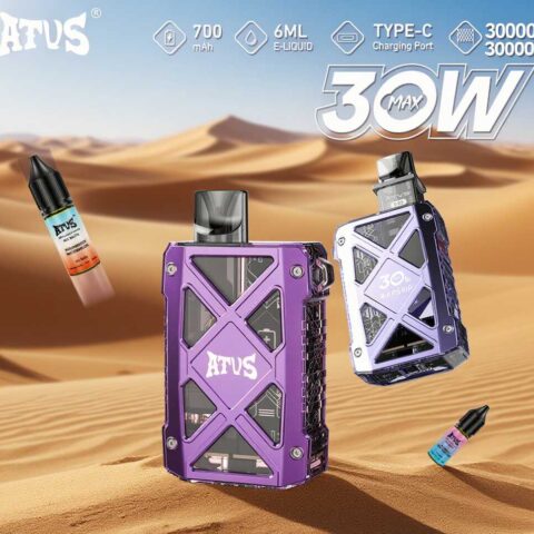 DE012MAX Cigarette électronique Jetable Puff 16000, 18000, 25000, 30000 Taff Pod Kit Puff Taff avec Meilleur prix ATVS Vape