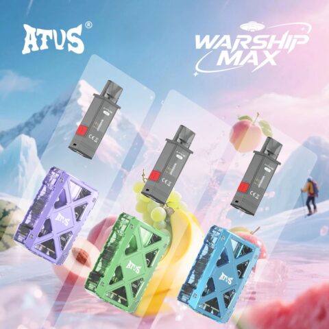 DE012MAX Cigarette électronique Jetable Puff 16000, 18000, 25000, 30000 Taff Pod Kit Puff Taff avec Meilleur prix ATVS Vape