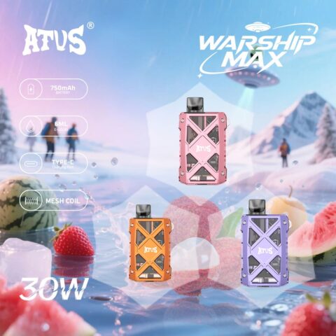 DE012MAX Cigarette électronique Jetable Puff 16000, 18000, 25000, 30000 Taff Pod Kit Puff Taff avec Meilleur prix ATVS Vape