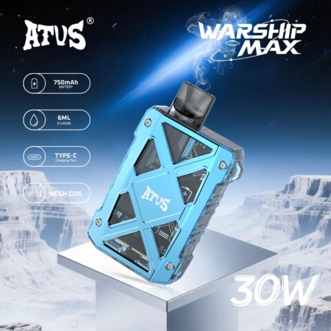 DE012MAX Cigarette électronique Jetable Puff 16000, 18000, 25000, 30000 Taff Pod Kit Puff Taff avec Meilleur prix ATVS Vape