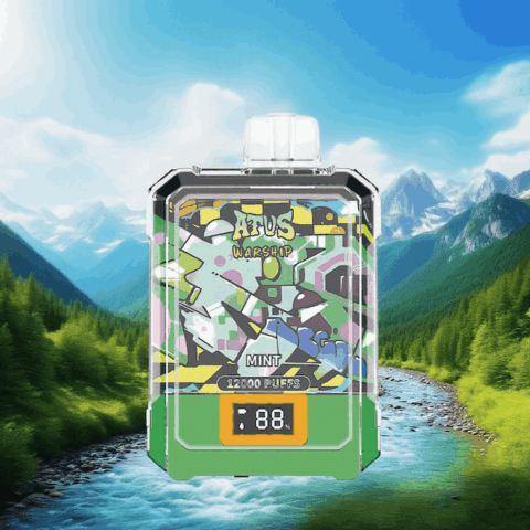 DE013A Cigarette électronique jetable Puff 12000 Taff Affichage LED débit d'air rechargeable et réglable