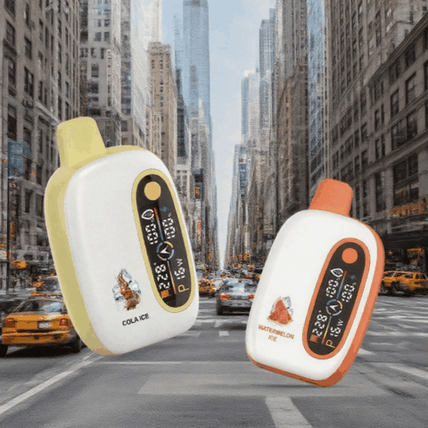 DE016 Cigarette électronique jetable Puff 25000 Taff avec avec affichage LED débit d'air rechargeable et réglable ATVS Vape