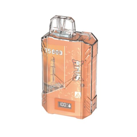 DE017 Cigarette électronique jetable Puff 15000 Taff avec affichage LED débit d'air rechargeable et réglable ATVS Vape