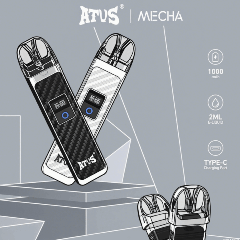 DE019MINI Dispositif système de Pod kit de dosettes préremplies ATVS Vape