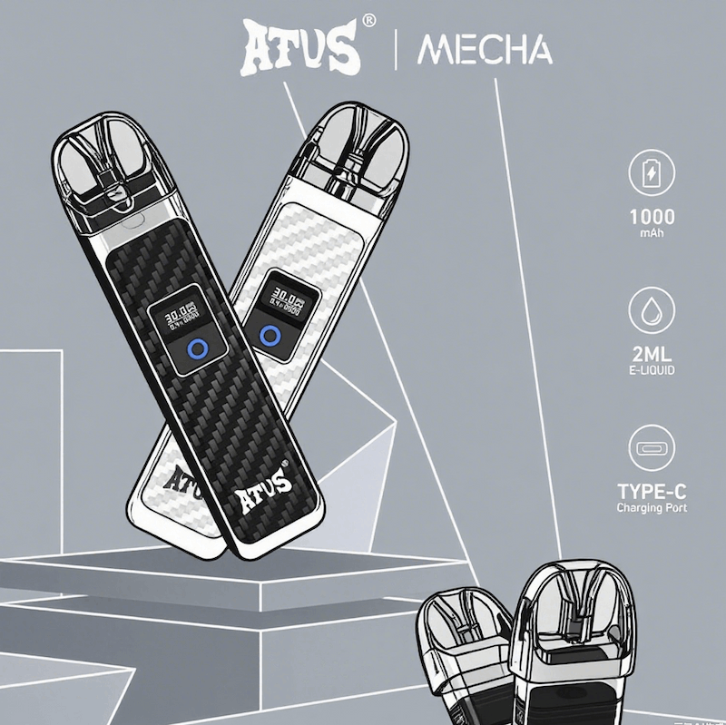 DE019MINI Dispositif système de Pod kit de dosettes préremplies ATVS Vape