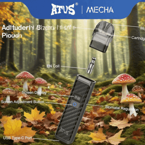 DE019MINI Dispositif système de Pod kit de dosettes préremplies ATVS Vape