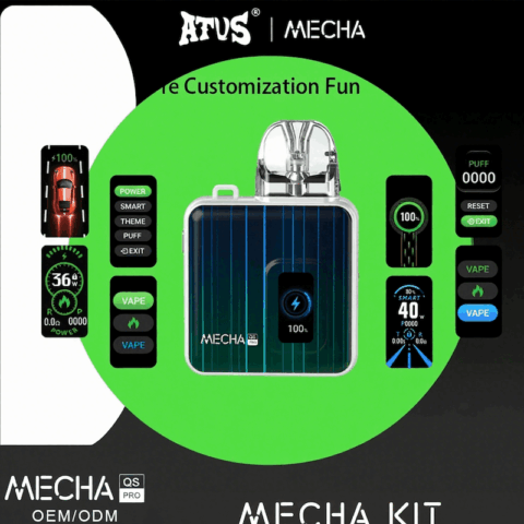 DE019PRO Dispositif système de Pod kit de dosettes préremplies ATVS Vape