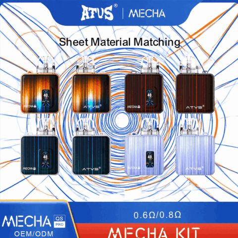 DE019PRO Dispositif système de Pod kit de dosettes préremplies ATVS Vape