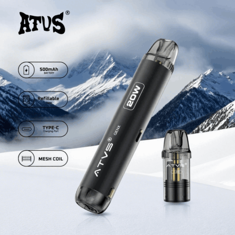 DE020 Dispositif système de Pod kit de dosettes préremplies avec débit d'air réglable MTL RDL ATVS Vape