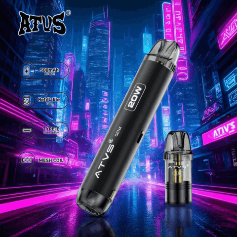 DE020 Dispositif système de Pod kit de dosettes préremplies avec débit d'air réglable MTL RDL ATVS Vape