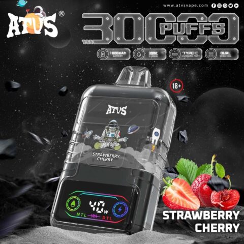 DE021 Cigarette électronique jetable Puff 30000 Taff avec Afficheur LED rechargeable et débit d'air réglable MTL DTL ATVS Vape