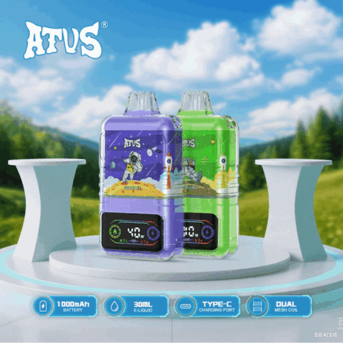 DE021 Cigarette électronique jetable Puff 30000 Taff avec Afficheur LED rechargeable et débit d'air réglable MTL DTL ATVS Vape