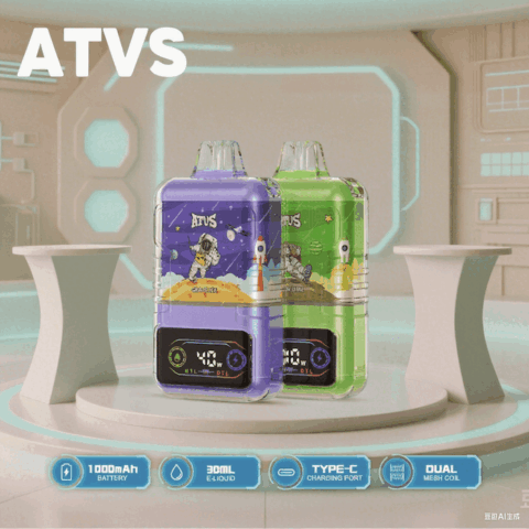 DE021 Cigarette électronique jetable Puff 30000 Taff avec Afficheur LED rechargeable et débit d'air réglable MTL DTL ATVS Vape