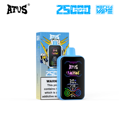 DE022 Cigarette électronique jetable Puff 35000 Taff avec Plein écran rechargeable et débit d'air réglable ATVS Vape