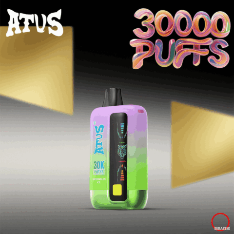 DE026 Vape jetable 30000 bouffées avec écran d'affichage LED et débit d'air réglable ATVS Vape