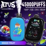 Vape jetable 45000 bouffées avec plein écran Marché de l&rsquo;UE Pakistan LOGO personnalisé Atvs Atus vape 45K shenzhen vape vape jetable