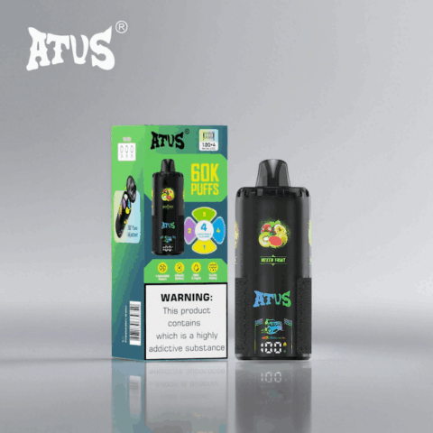DE030 60000 Puffs Vape jetable avec écran intelligent et charge rapide saveur reglable ATVS Vape