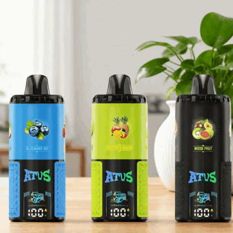 DE030 60000 Puffs Vape jetable avec écran intelligent et charge rapide saveur reglable ATVS Vape