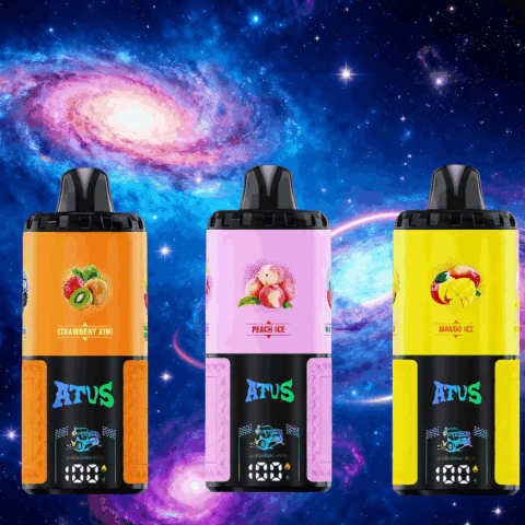 DE030 60000 Puffs Vape jetable avec écran intelligent et charge rapide saveur reglable ATVS Vape